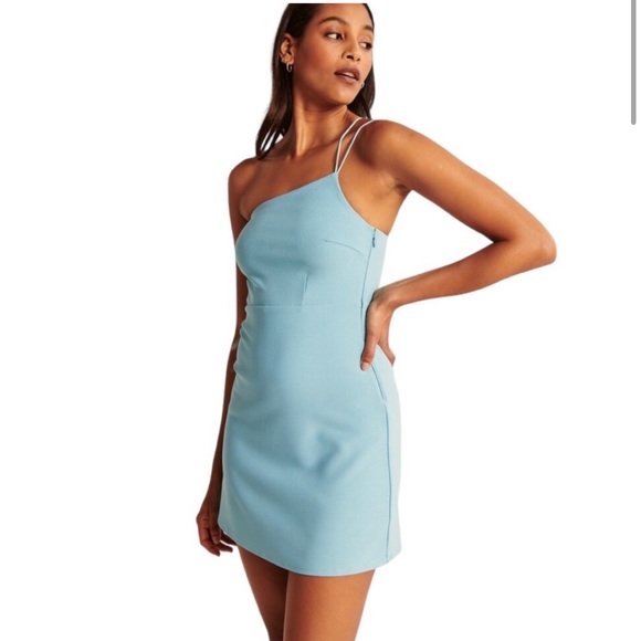 A&F Little Black Dress ❗️ one shoulder with shorts - Picture 6 of 7